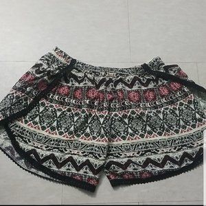 Printed Fabric Shorts